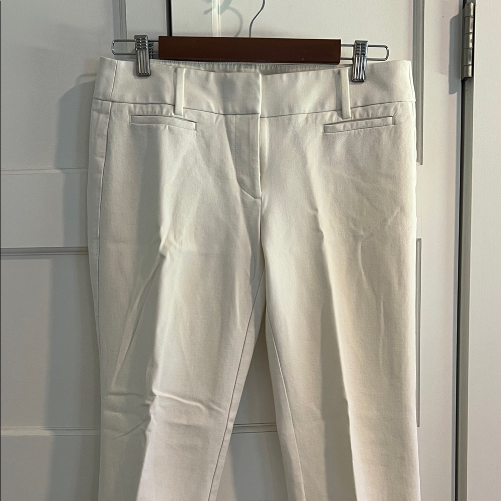 LOFT Marisa Cream Women's Trousers Crop